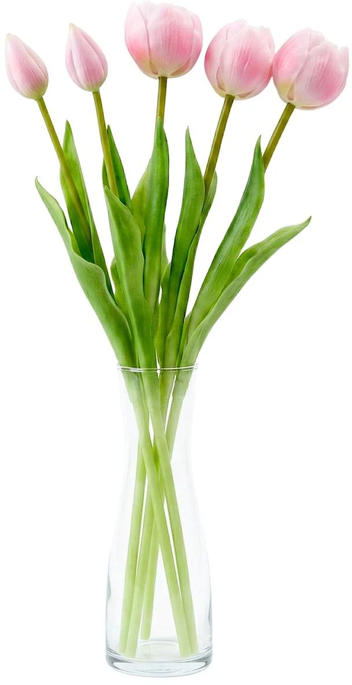 Saska Garden rožinės bijūnų tulpės 39 cm dekoracija