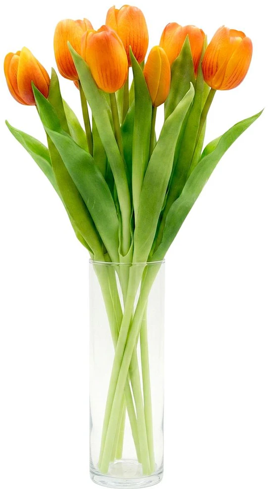 Saska Garden Oranžiniai dirbtiniai tulpės 31 cm