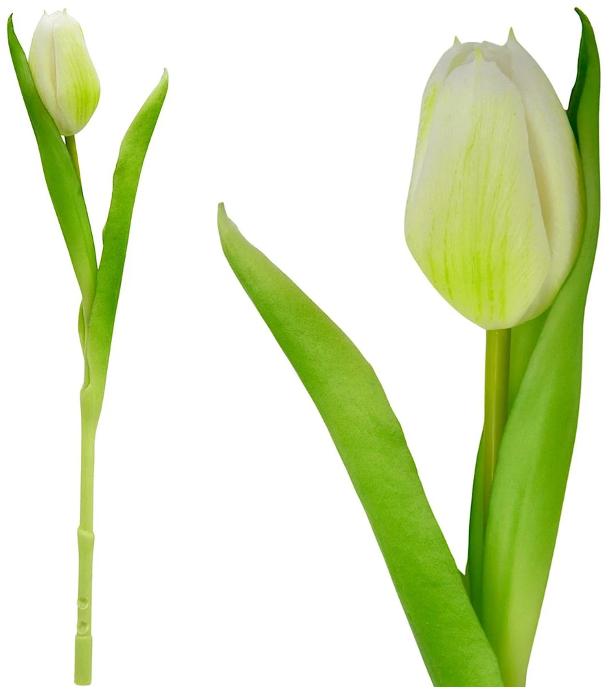 Saska Garden baltas tulpės dekoracija 31 cm