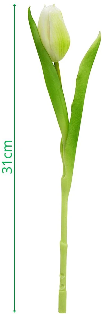 Saska Garden baltas tulpės dekoracija 31 cm