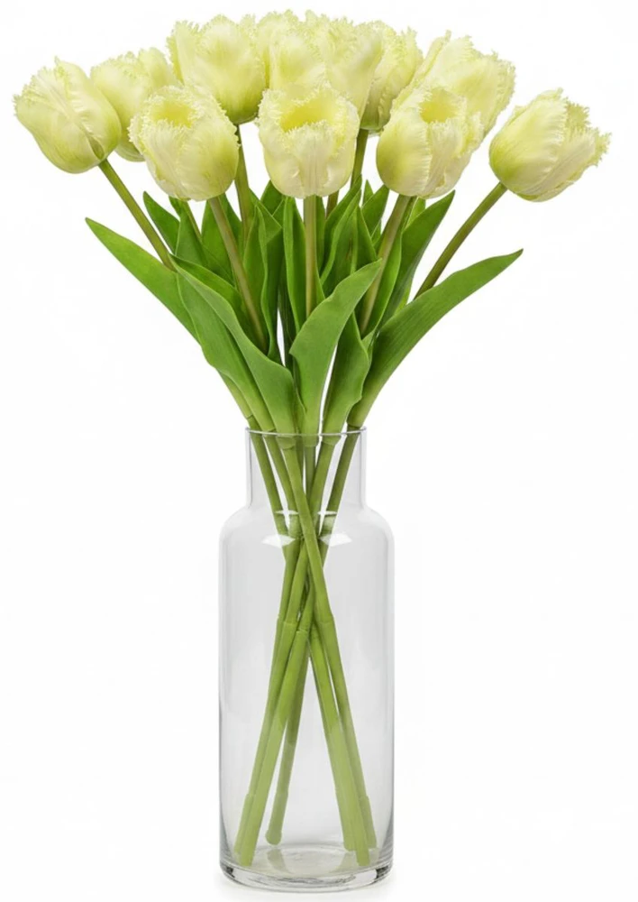 Saska Garden baltas tulpės dekoracija 38 cm