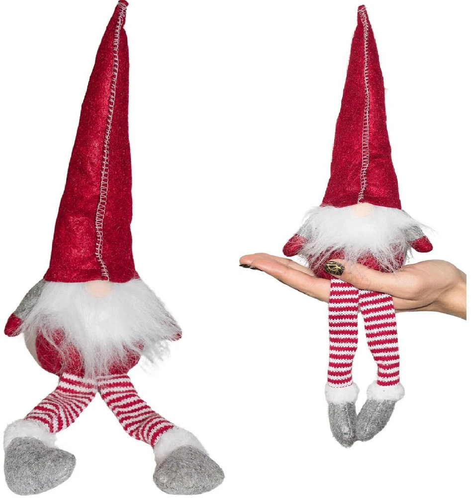 Saska Garden Kalėdinis dekoratyvinis raudonas gnomukas