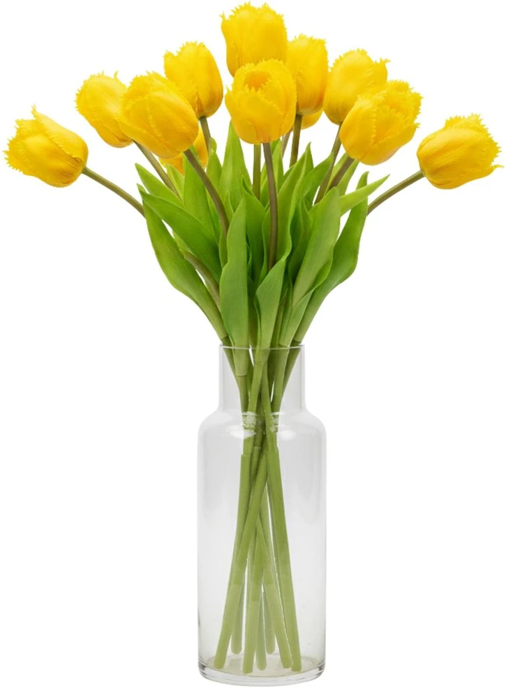 Saska Garden Geltona tulpė 38 cm kaip natūrali