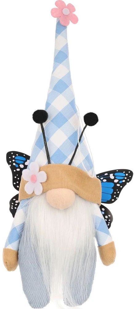Saska Garden pavasarinė mėlyna gnomų dekoracija 25 cm