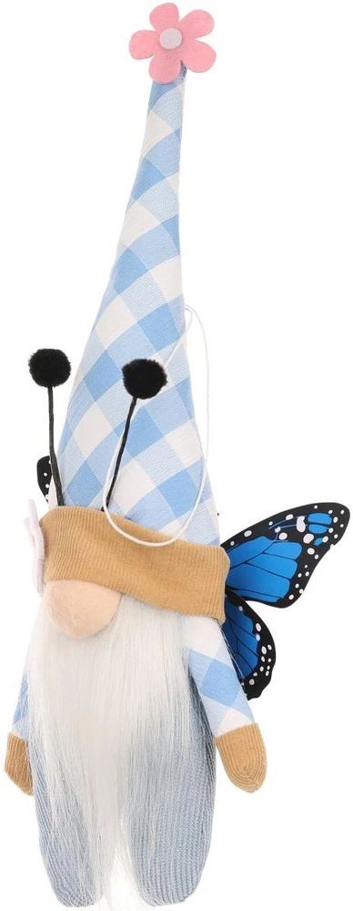 Saska Garden pavasarinė mėlyna gnomų dekoracija 25 cm