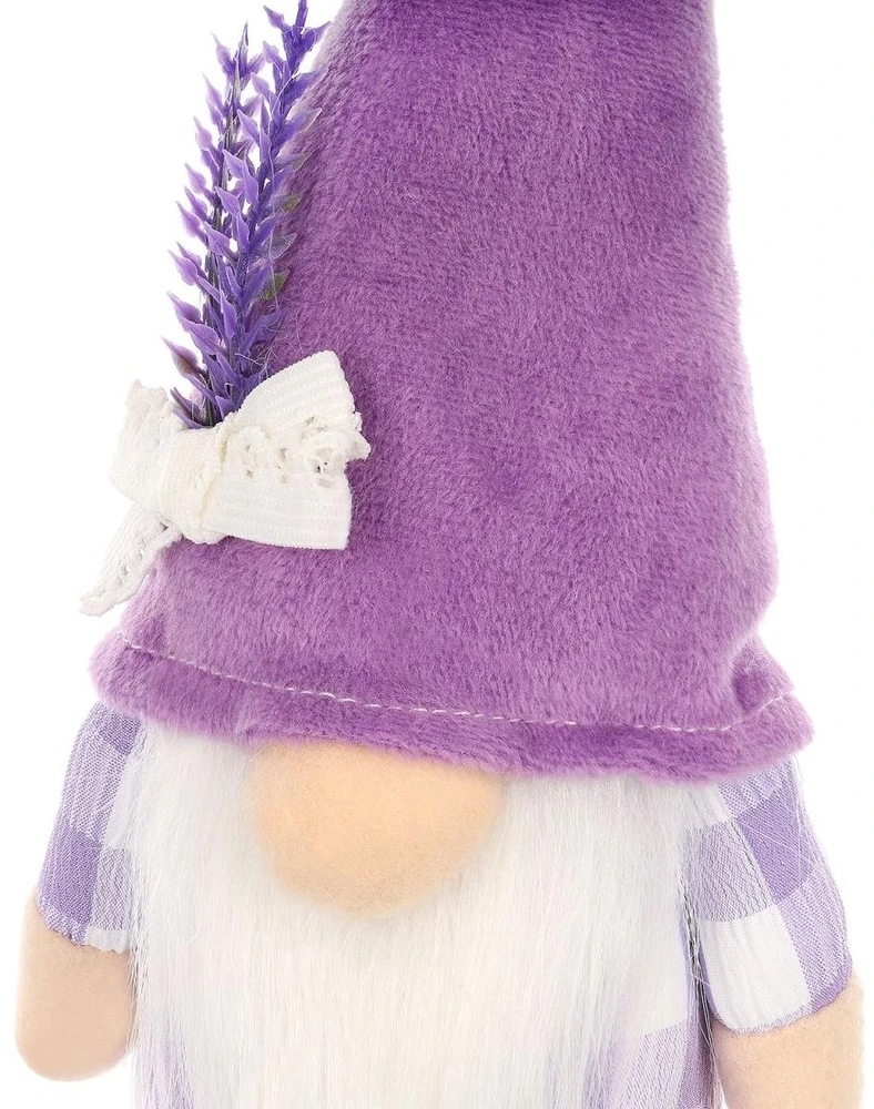 Saska Garden NYKŠTUKAS GNOMAS LAVANDA BOY 20CM PAVASARIO DEKORACIJA 1052519