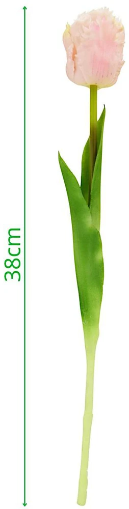 Saska Garden ROŽINĖ TULPĖ 38CM KAIP GYVA PAVASARINĖ DEKORACIJA 1075235