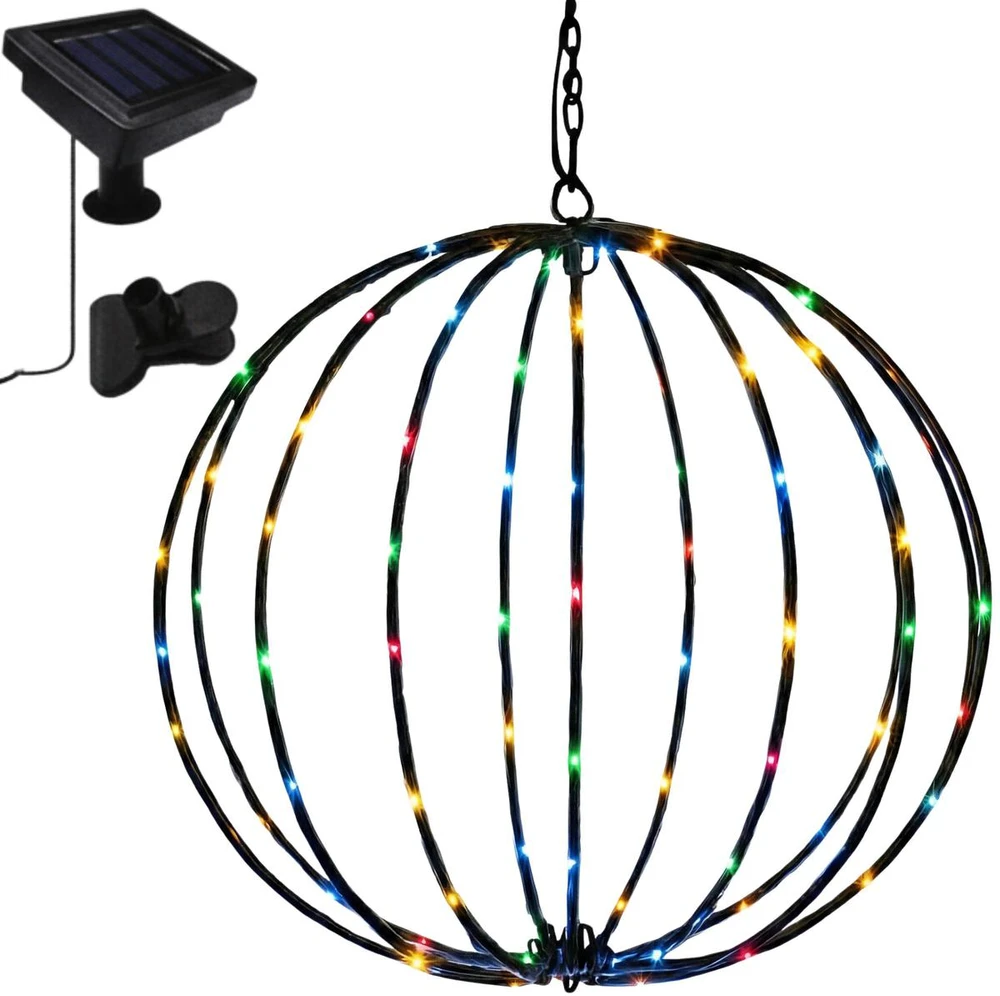 Pakabinamas šviestuvas Saska Garden Pakabinamas saulės šviestuvas 30 cm su LED