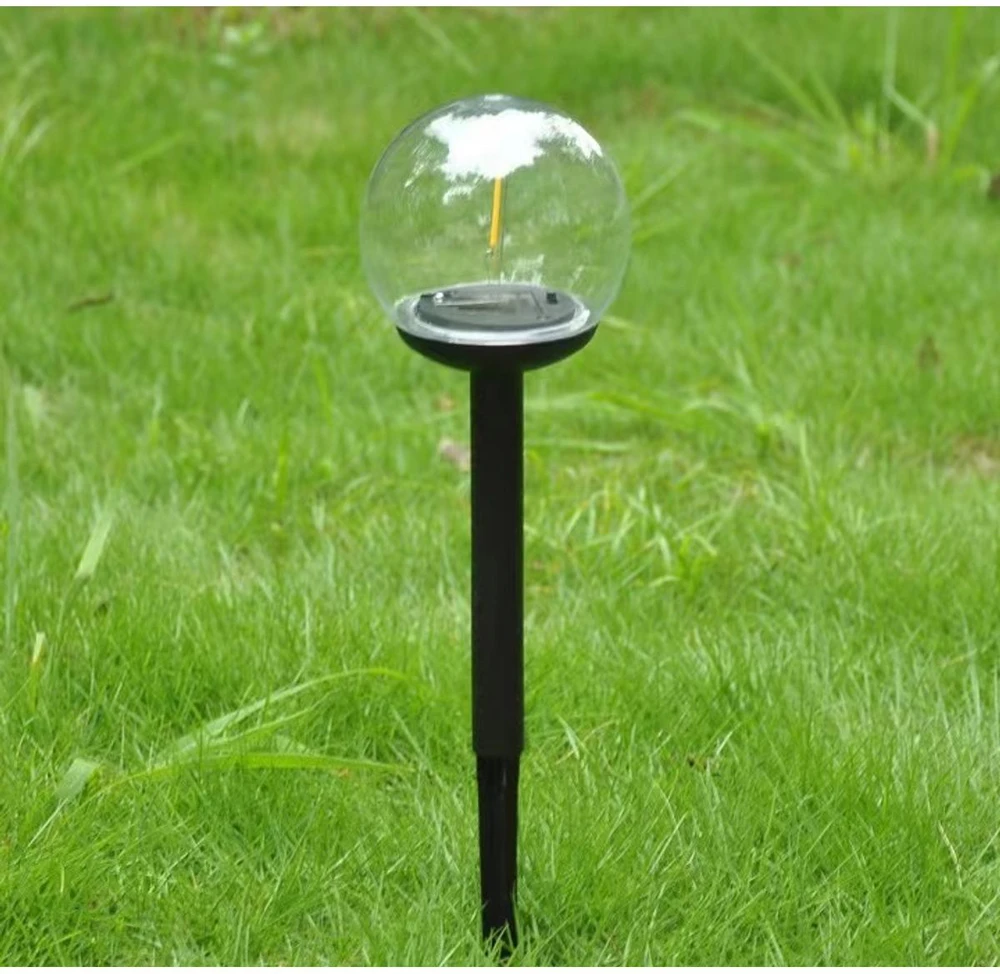 Saska Garden Saulės lempa sodo rutulinė 10x34,5 cm