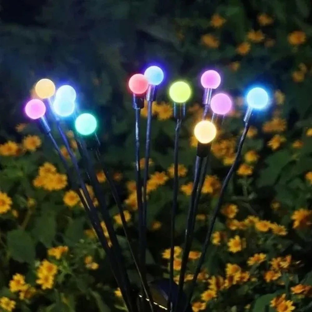 Saska Garden Saulės lempa spalvoti LED rutuliai