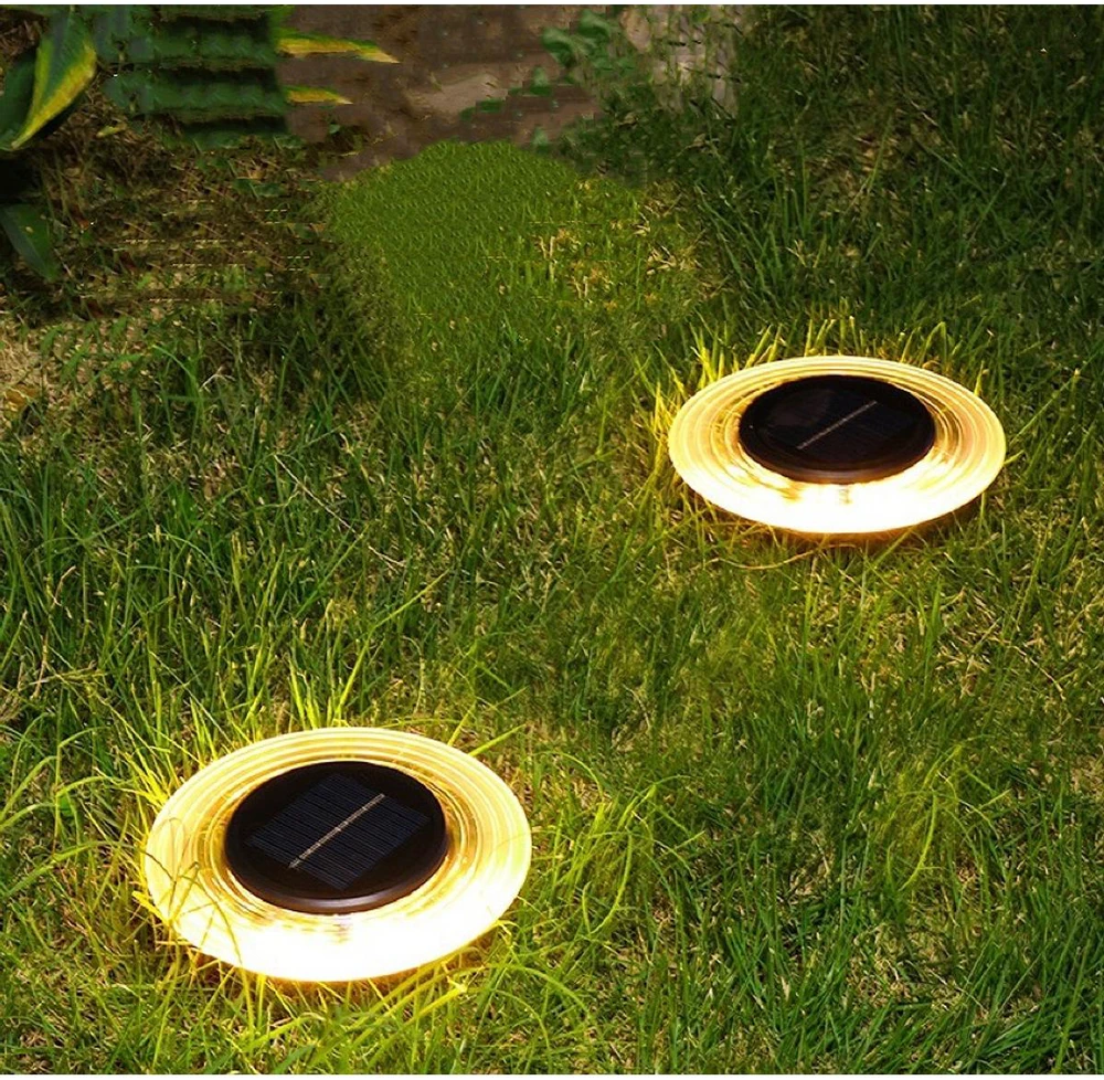 Saska Garden Saulės diskinė LED lempa, 28 LED
