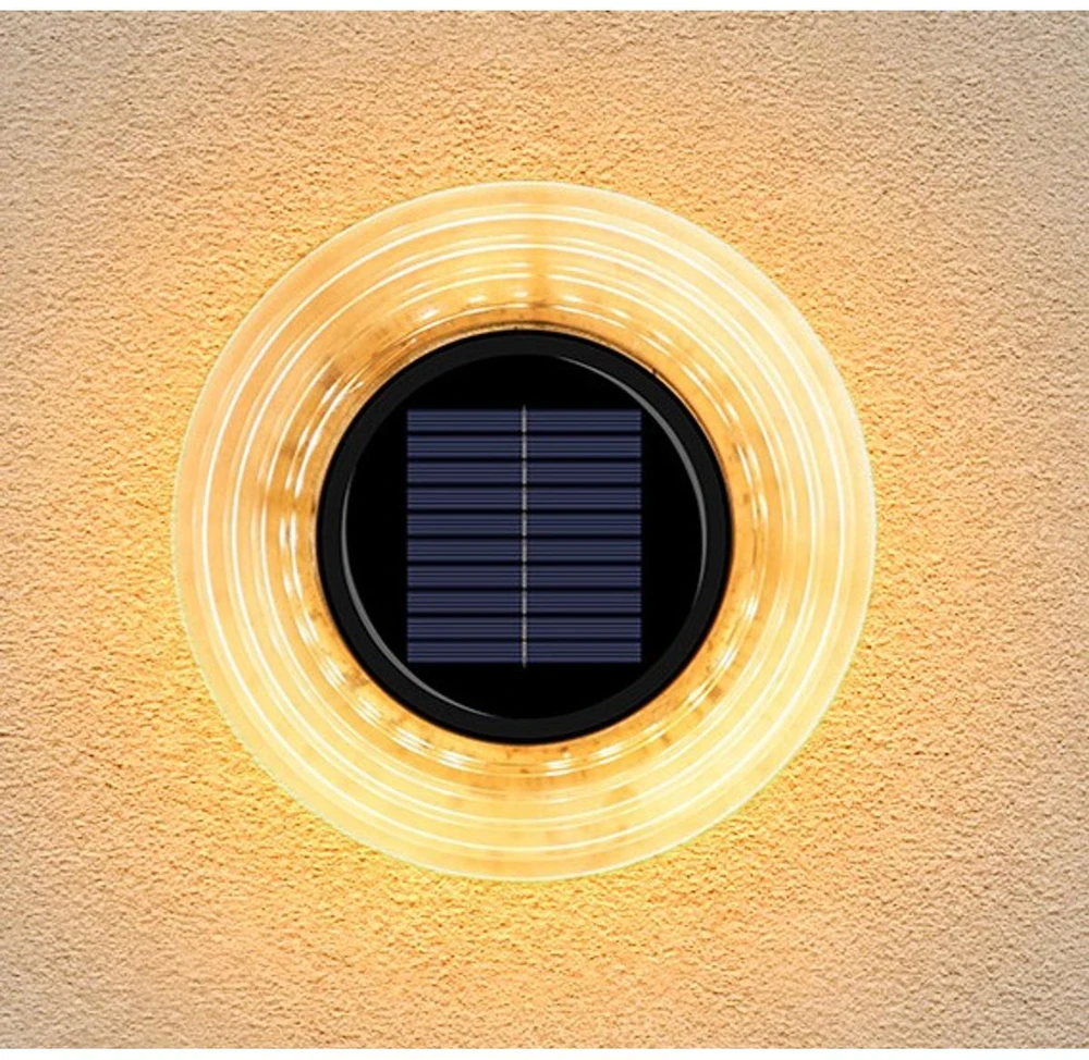 Saska Garden Saulės diskinė LED lempa, 28 LED