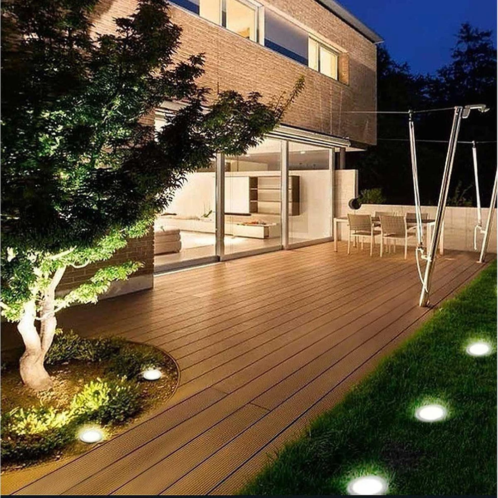 Sodo žibintas su saulės baterija Saska Garden 8 LED, 4 vnt.