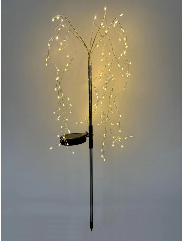 Saska Garden SAULĖS ENERGIJOS LEMPA MEDELIS FEJERVERKAS 72CM 120 LED 1067452