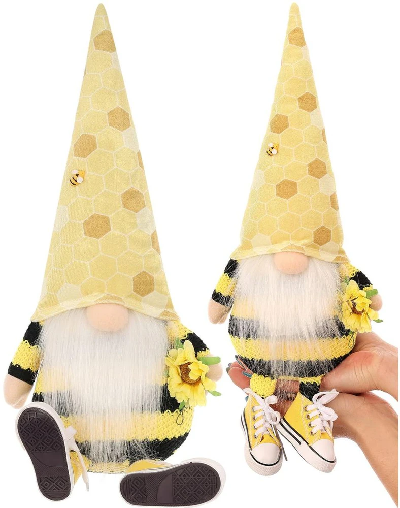 Saska Garden pavasario dekoracija gnomasi su tenisiniais batais