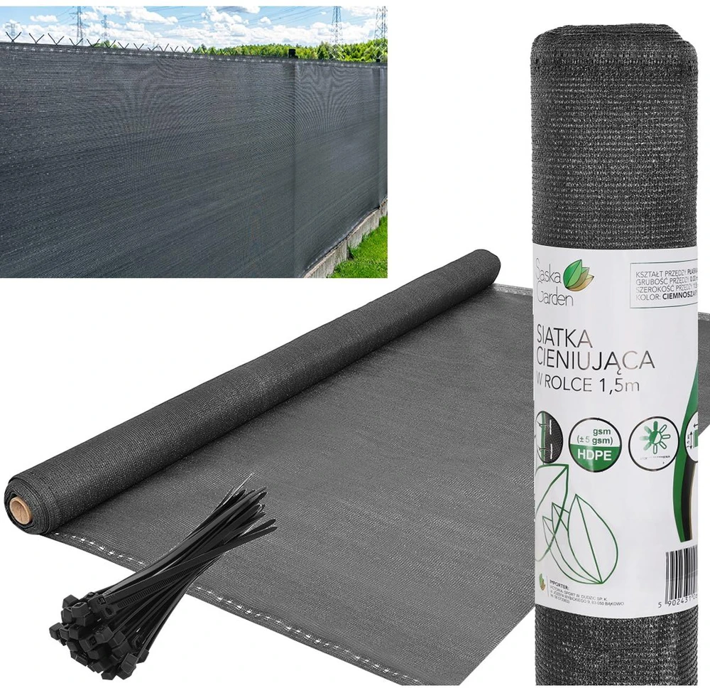Saska Garden Pilka sušinimo tinklas 140 g/m2