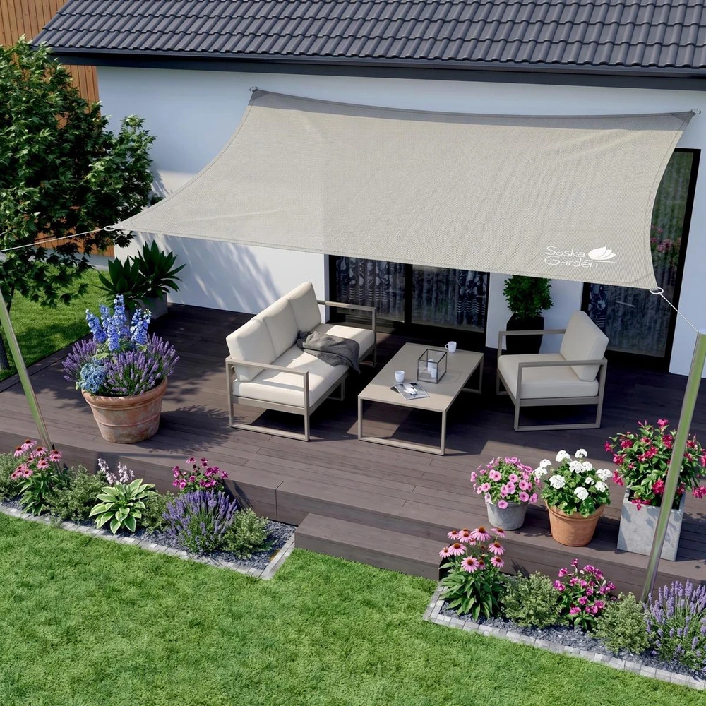 Stoginė - burė nuo saulės Saska Garden, 2 x 3 m