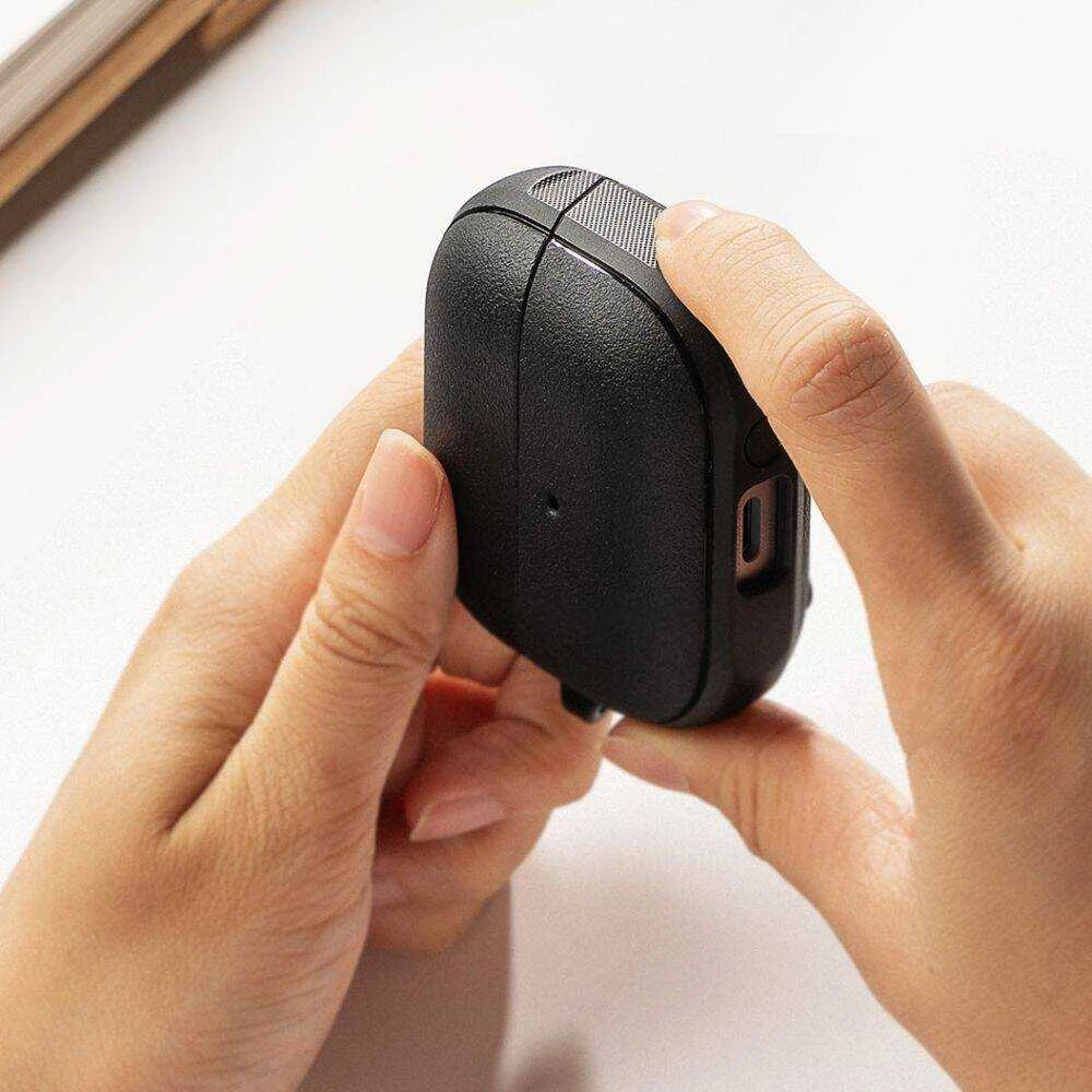Sasung Galaxy Buds 3 / 3 PRO Ringke Onyx Magnetic MagSafe dėklas ausinėms juodos spalvos