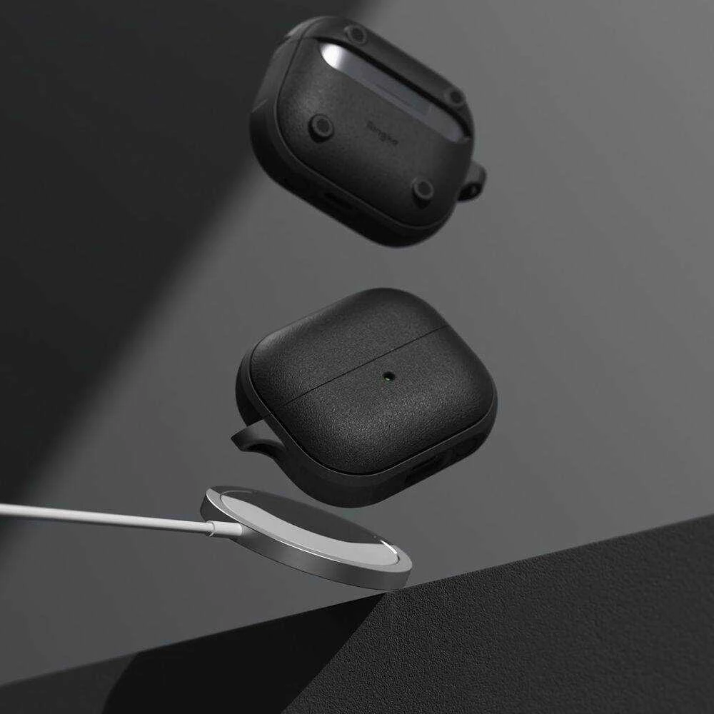 Sasung Galaxy Buds 3 / 3 PRO Ringke Onyx Magnetic MagSafe dėklas ausinėms juodos spalvos