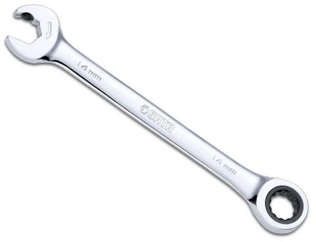 SATA KLUCZ PŁASKO-OCZKOWY 10mm Z PODWÓJNĄ GRZECHOTKĄ
