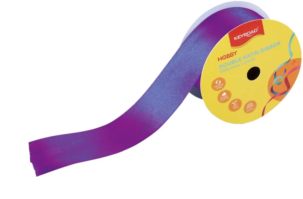 Satino juostelė Keyroad, 38mm x 25 m, violetinės spalvos 525