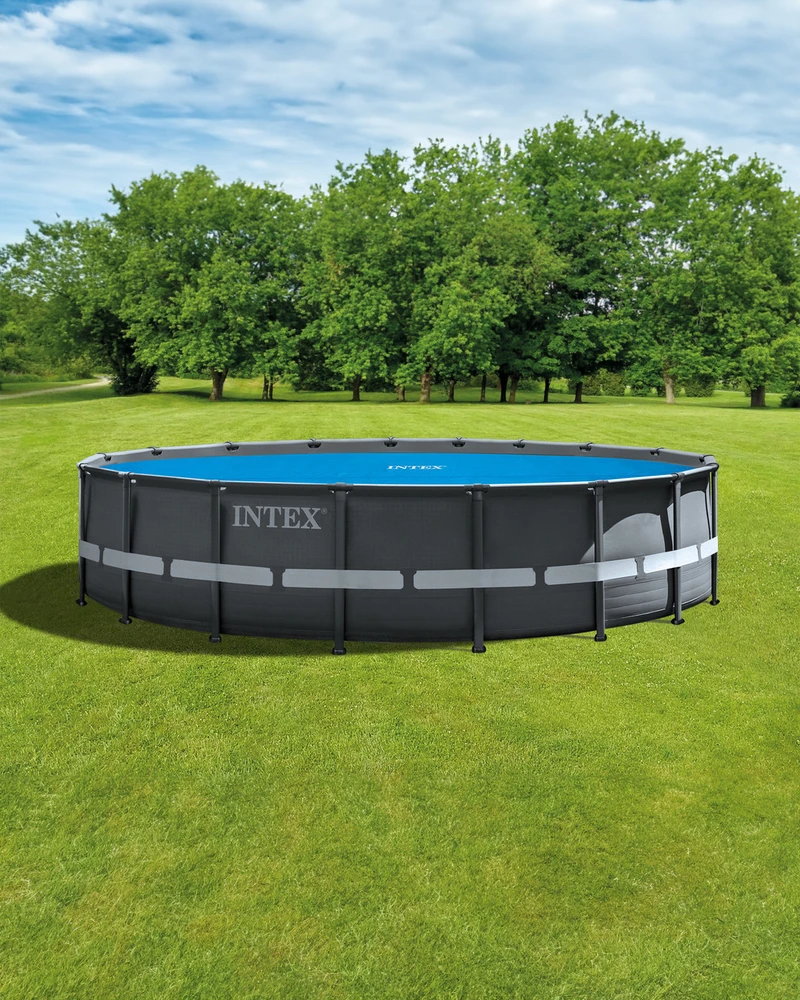 Intex Baseino uždangalas, mėlynas, 538cm, polietilenas