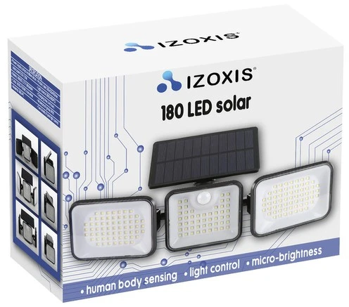 Izoxis Saulės energija įkraunama lempa 180 LED