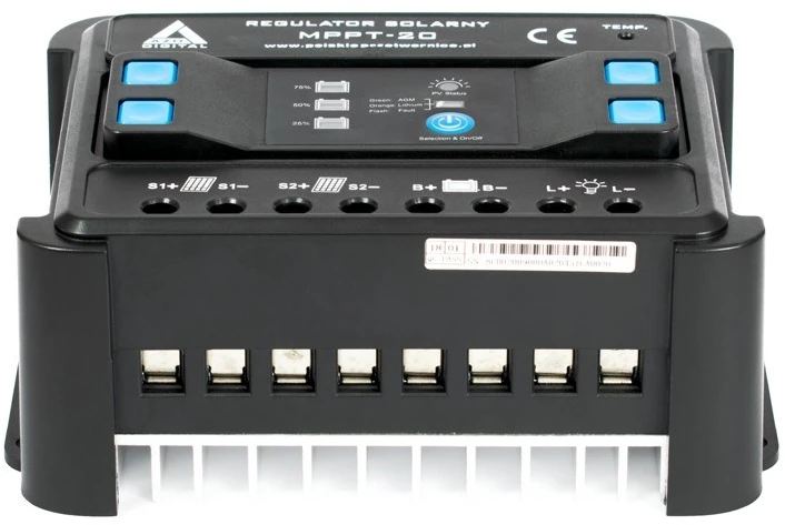 Saulės įkrovos reguliatorius AZO Digital MPPT 12/24 - 20A