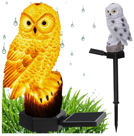 Solar garden lamp - owl Gardlov 23847