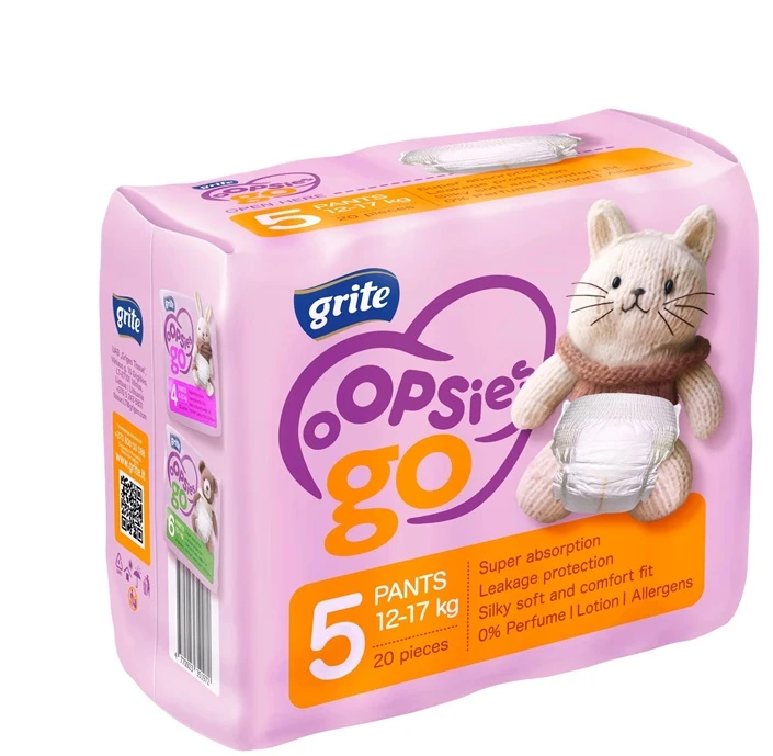 Saus. keln. Grite OOPSIES go, 5 12-17kg, 20vnt.