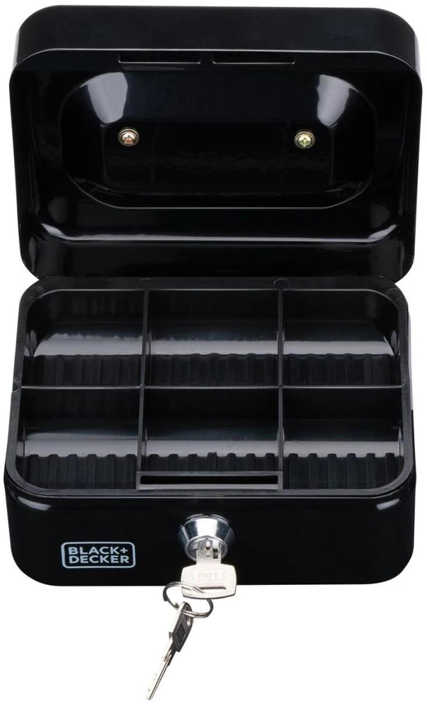 Sausintuvas BLACK &amp; DECKER metalo kasetė pinigams ir dokumentams