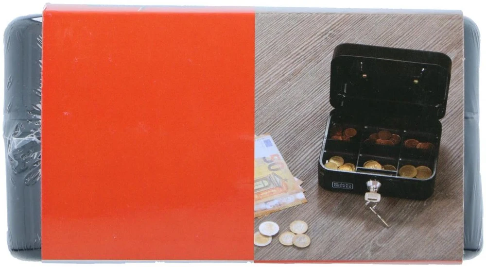 Sausintuvas BLACK &amp; DECKER metalo kasetė pinigams ir dokumentams