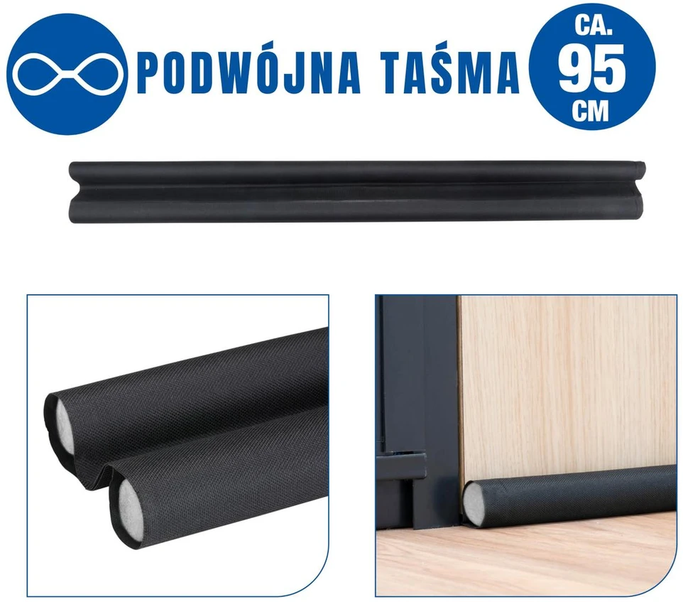 DURŲ SANDARIKLIS TERMINIS AKUSTINIS RIBOTUVAS DOUBLE SEAL ILGIS 95CM KINZO 497907