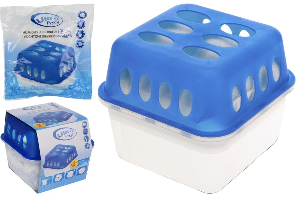 Sausintuvas Ultra Fresh Drėgmės surinkiklis su papildymais 2x 400g 750 ml