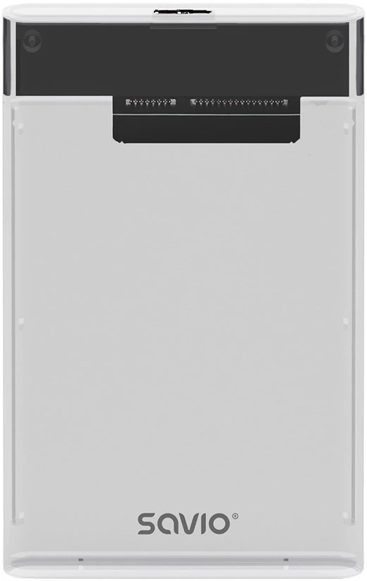 Išorinis Korpusas - Savio 2.5" USB 3.0 SSD Skaidrus