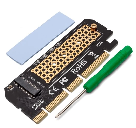 M.2 Adapteris - Savio AK-41 PCI-E Išplėtimo Kortelė