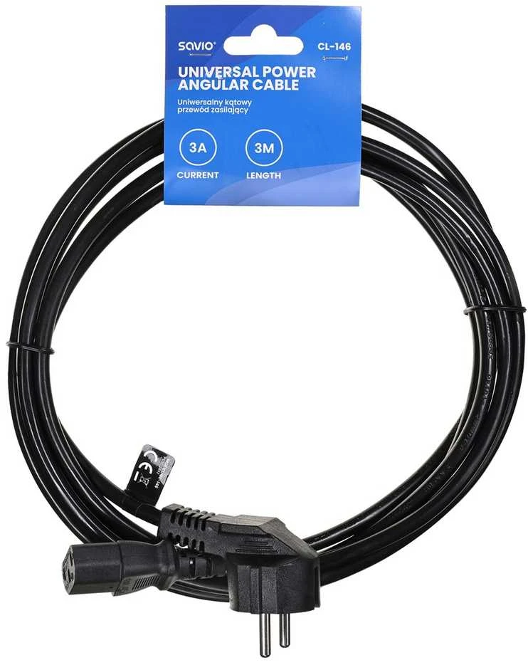 Maitinimo laidas Savio Elmak Maitinimo kabelis CL-146, 3,0m