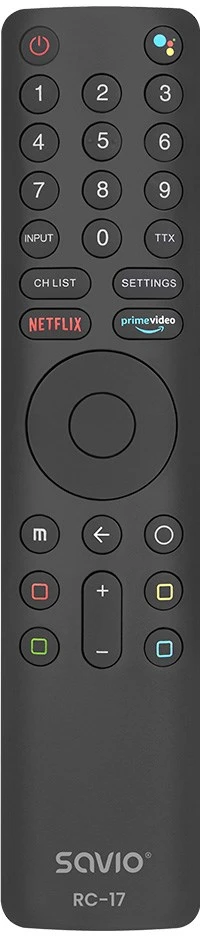 SAVIO RC-17 Universalus/pakeičiamas nuotolinio valdymo pultas XIAOMI TV – SMART TV