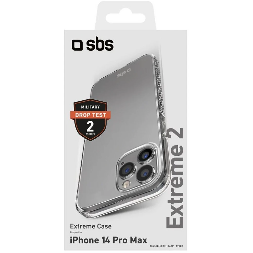 Dėklas Apple iPhone 14 Pro Max Extreme X2 dangtelis su SBS Transparent