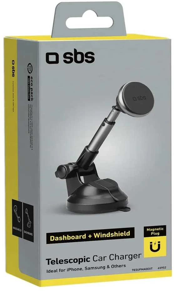 SBS TESUPMAGEXT Telescopic Išmanusis telefonas Holder Compatible with MagSafe – juodos spalvos