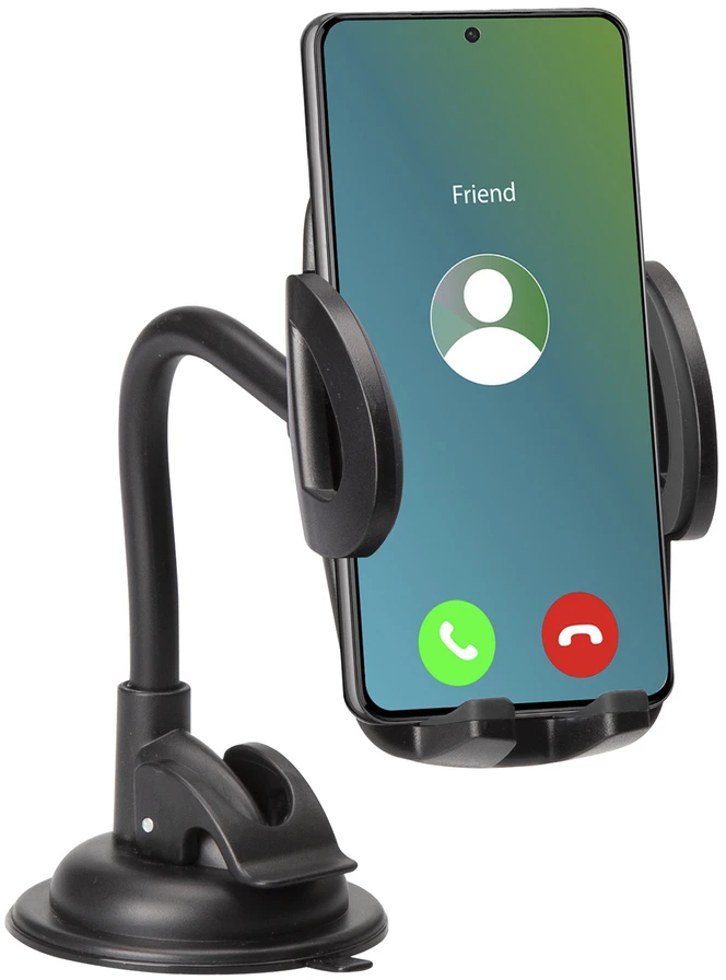 SBS TE0UCH20W Išmanusis telefonas Holder for 6.8" on Glass – juodos spalvos
