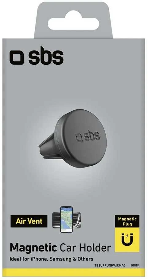SBS Universalus magnetinis automobilinis laikiklis juodos spalvos