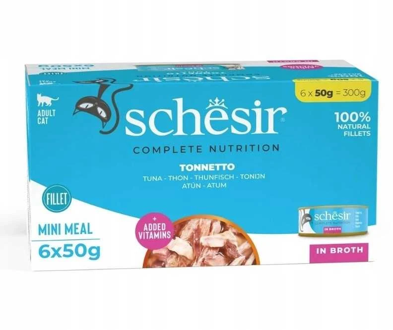 Agras Pet Foods Drėgnas Kačių Maistas - Schesir 6 x 50 g