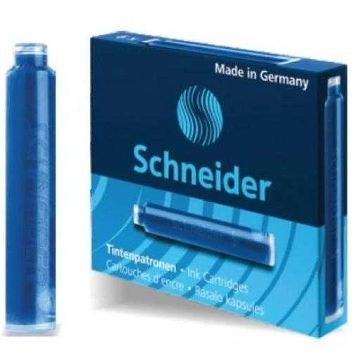 Schneder Rašalo kapsulės Schneider, trumpos, mėlynos, (6vnt.) 1223-405