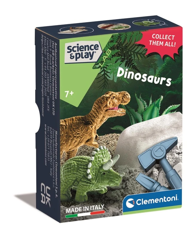 Clementoni Science_Play rinkinys Dinozaurų kasimo rinkinys