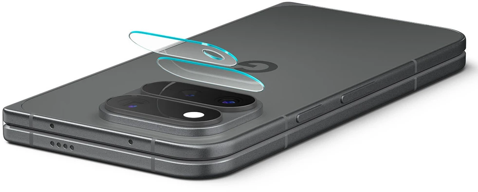 Spigen Glass tR EZ Fit Optik Pro 2 pakuotės, visiškai skaidrus – Google Pixel 11 Pro Fold