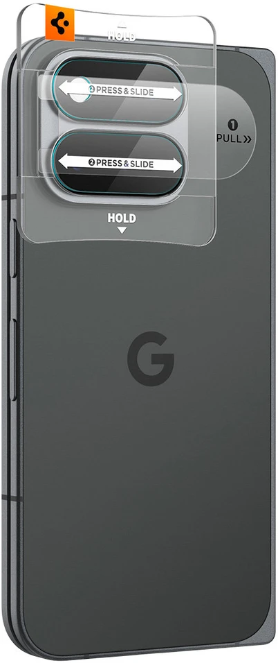 Spigen Glass tR EZ Fit Optik Pro 2 pakuotės, visiškai skaidrus – Google Pixel 11 Pro Fold