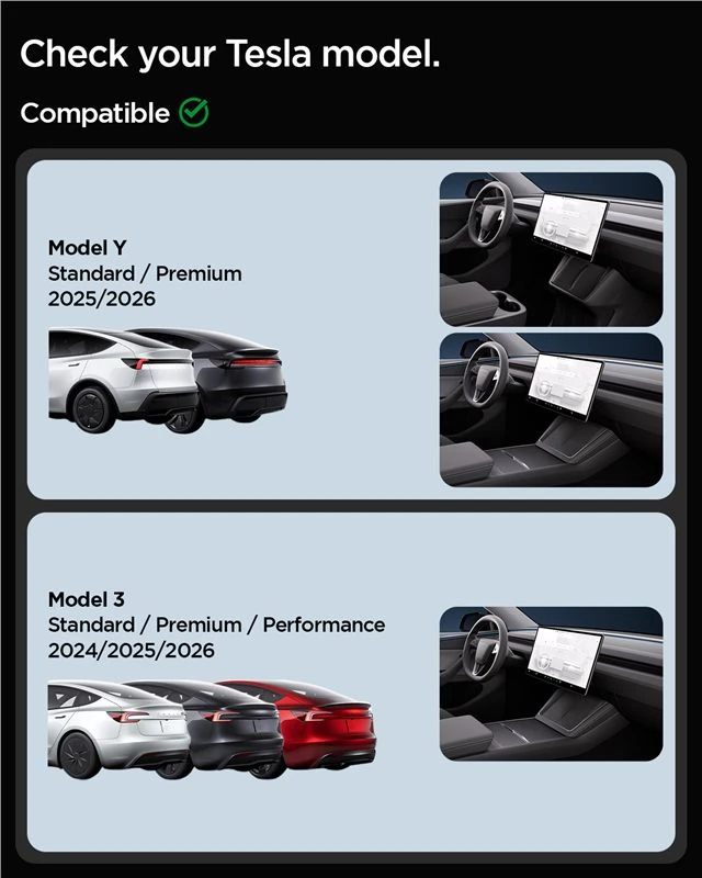 Spigen EZ Fit Skaidrus (15.4"/1 vnt.) - Tesla Model Y (2025/2026)/Model 3 (2024/2025/2026)