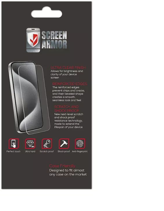 ScreenArmor Guard Grūdintas Apsauginis Stiklas Apple iPhone 16 Pro Max