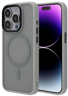 ScreenArmor MagAir Dėklas iPhone 15 Pro, pilkas
